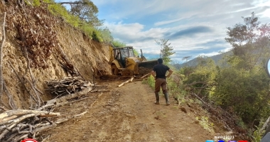 MDSJL dispone maquinaria pesada para brigadas de atención a emergencias por intensas lluvias